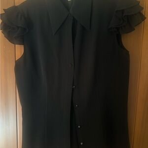 Michael Kors Classic Black Blouse